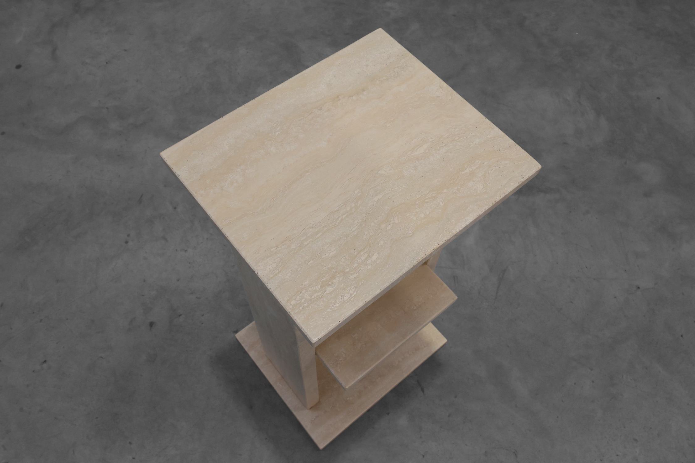 Mid-Century Travertine Console, Belgium 1980sthumbnail